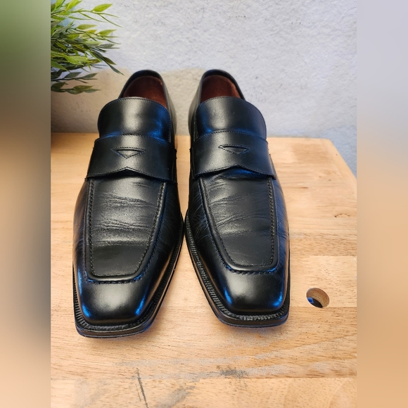 Italian  Vero Cuoio Flecs Loafer Bufalo Nero Men's  Dress‎ Shoes size 45 Us 13 - Picture 1 of 9